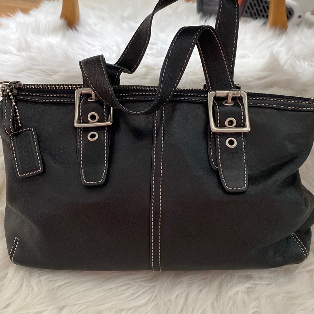 Black Classic Vintage Coach Bag
